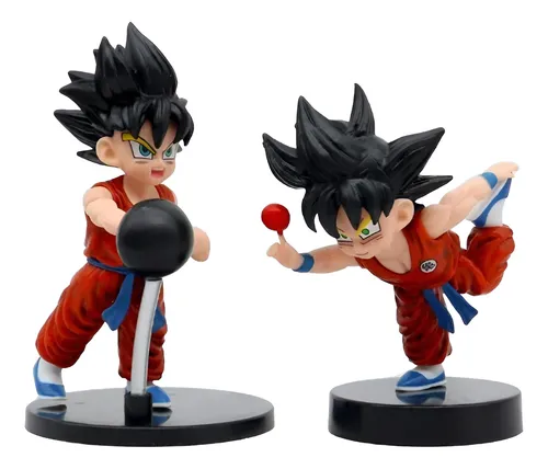 Figuras Goku haciendo ejercicio