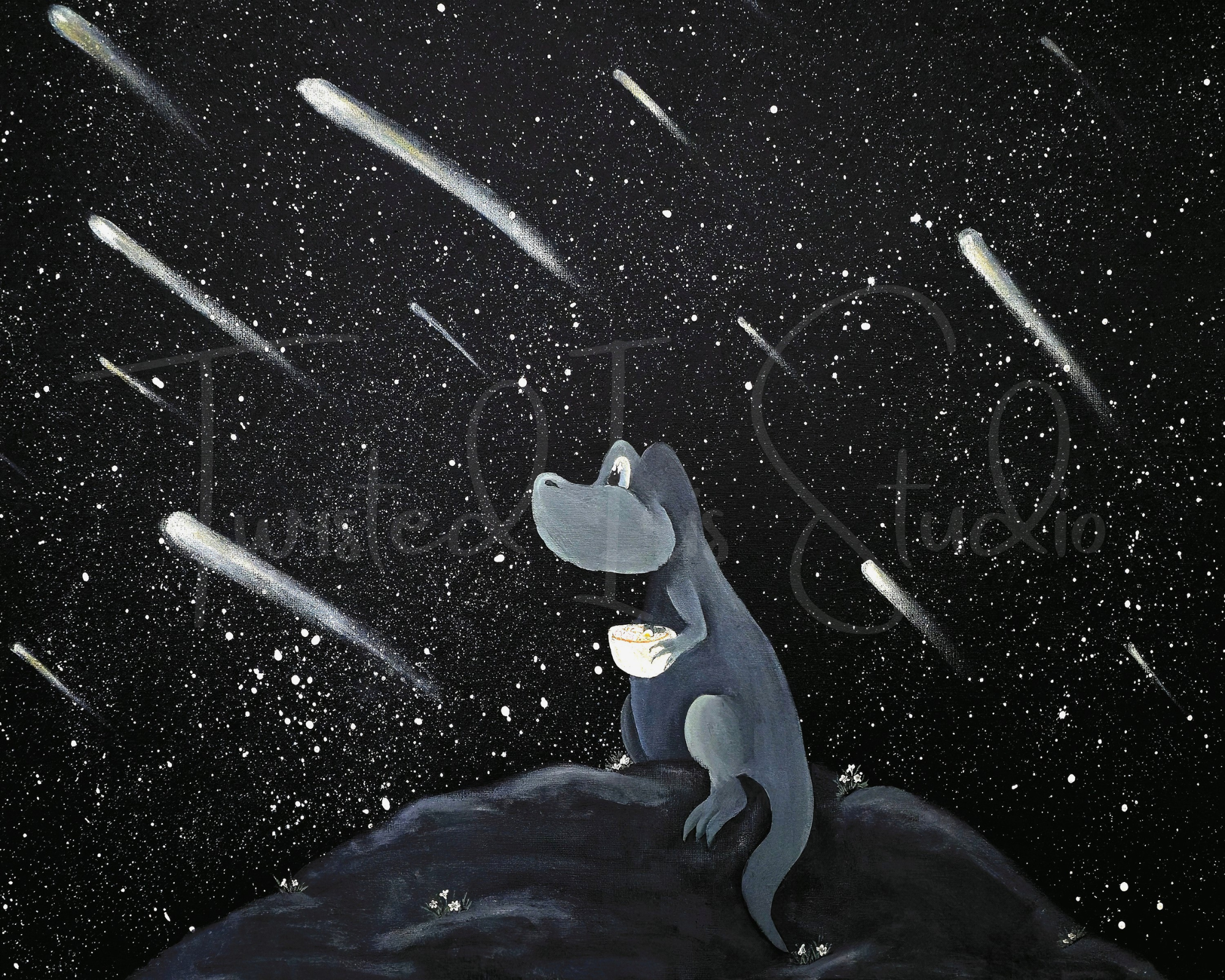 Stargazing- 8x10 Art Print