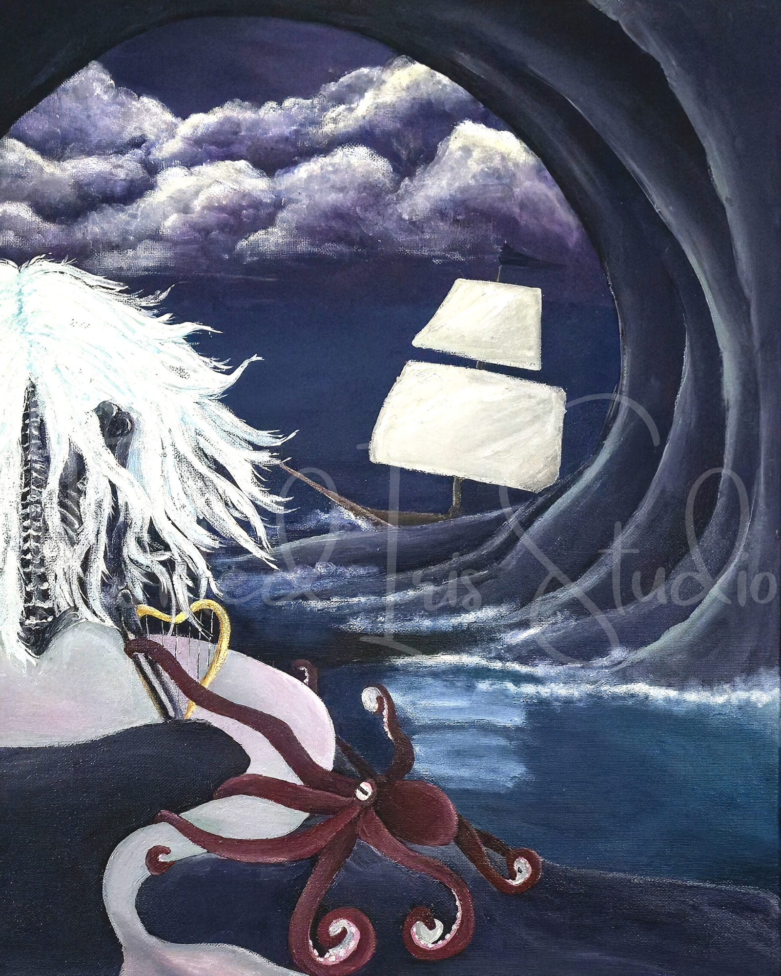 The Siren's Call- 8x10 Art Print