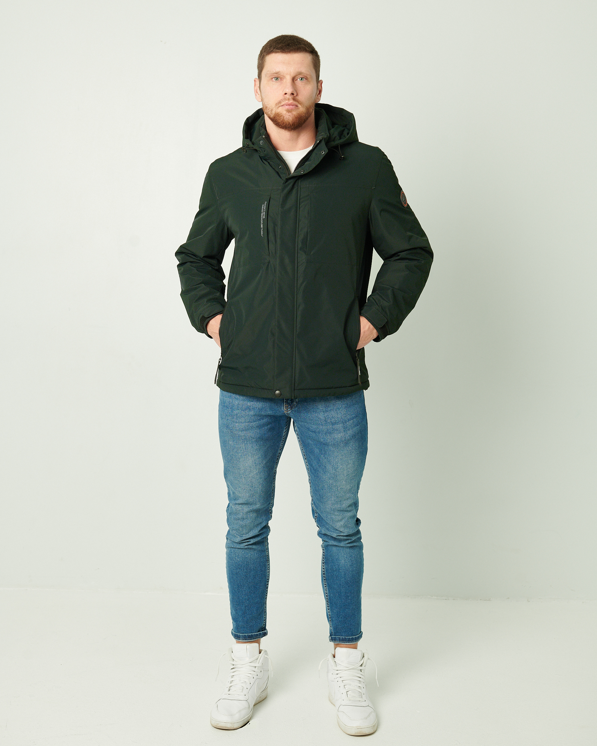 Demisezoninė žalios spalvos striukė 1717