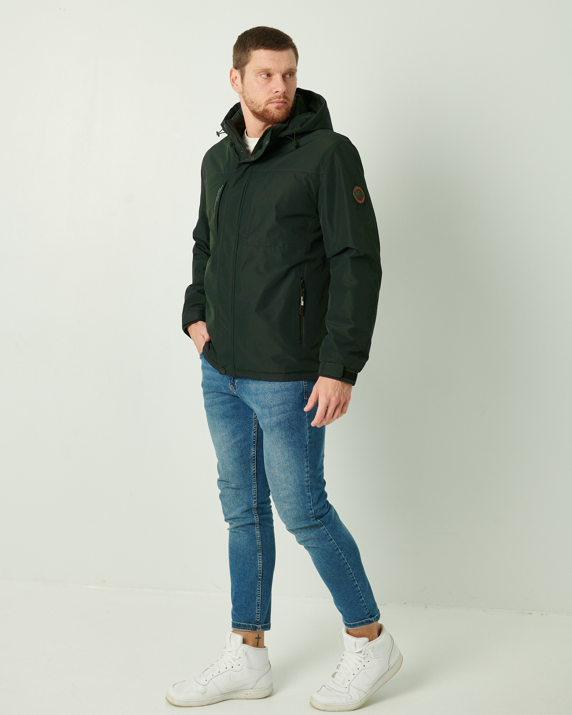 Demisezoninė žalios spalvos striukė 1717