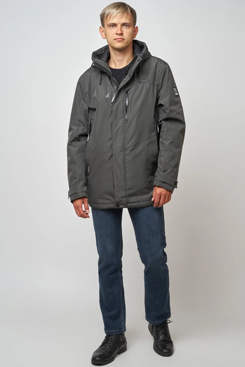 Klasikinė demisezoninė žalios spalvos striukė B06