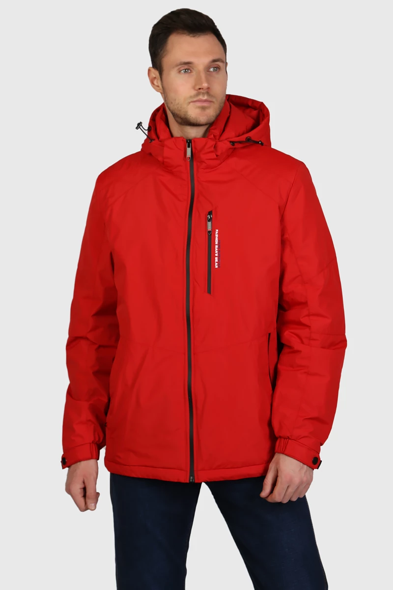 Demisezoninė raudonos spalvos striukė 308