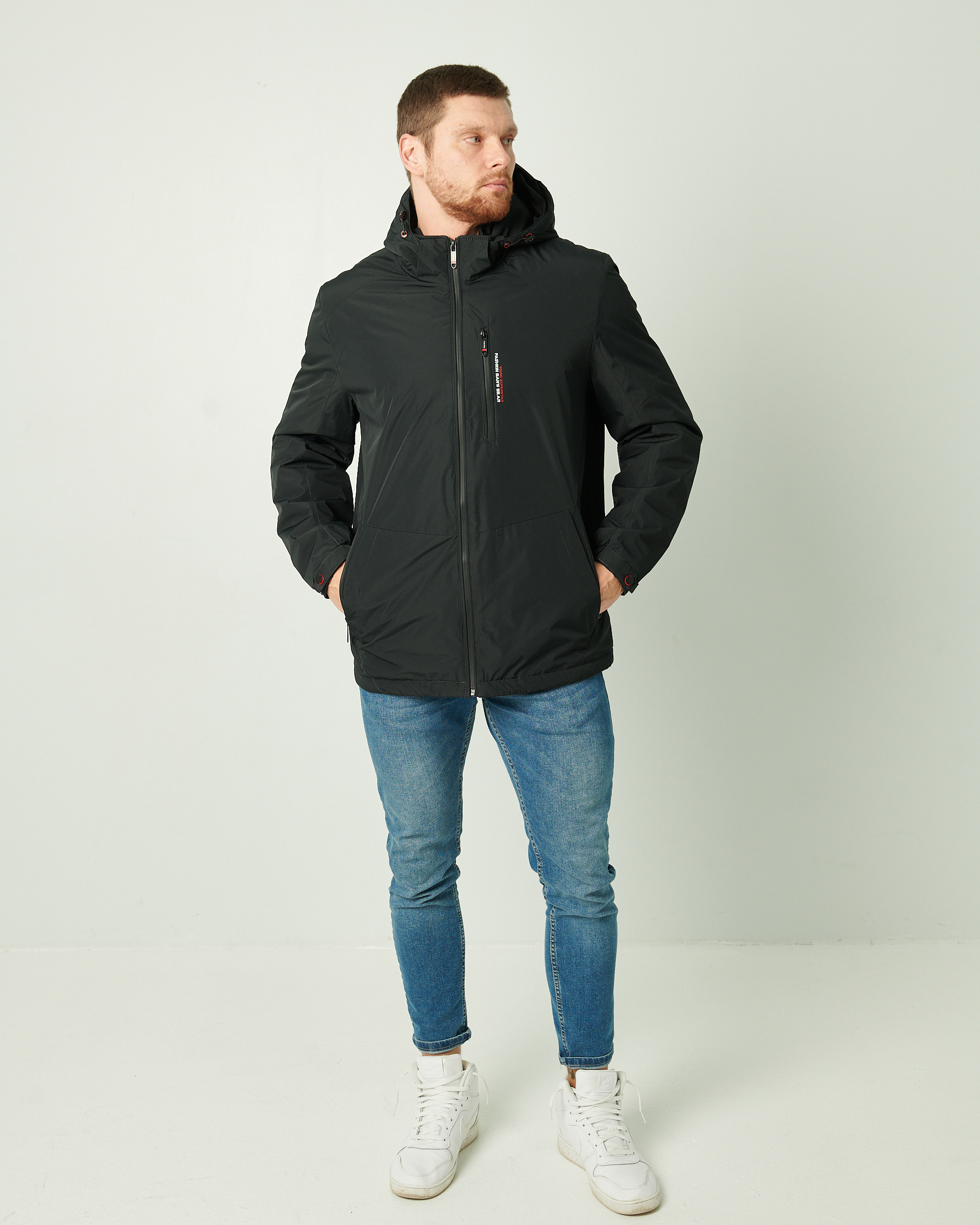 Demisezoninė tamsiai mėlynos spalvos striukė 308