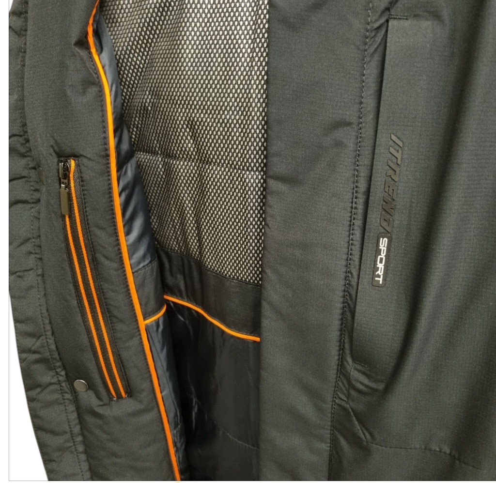 Demisezoninė mėlynos spalvos striukė D018