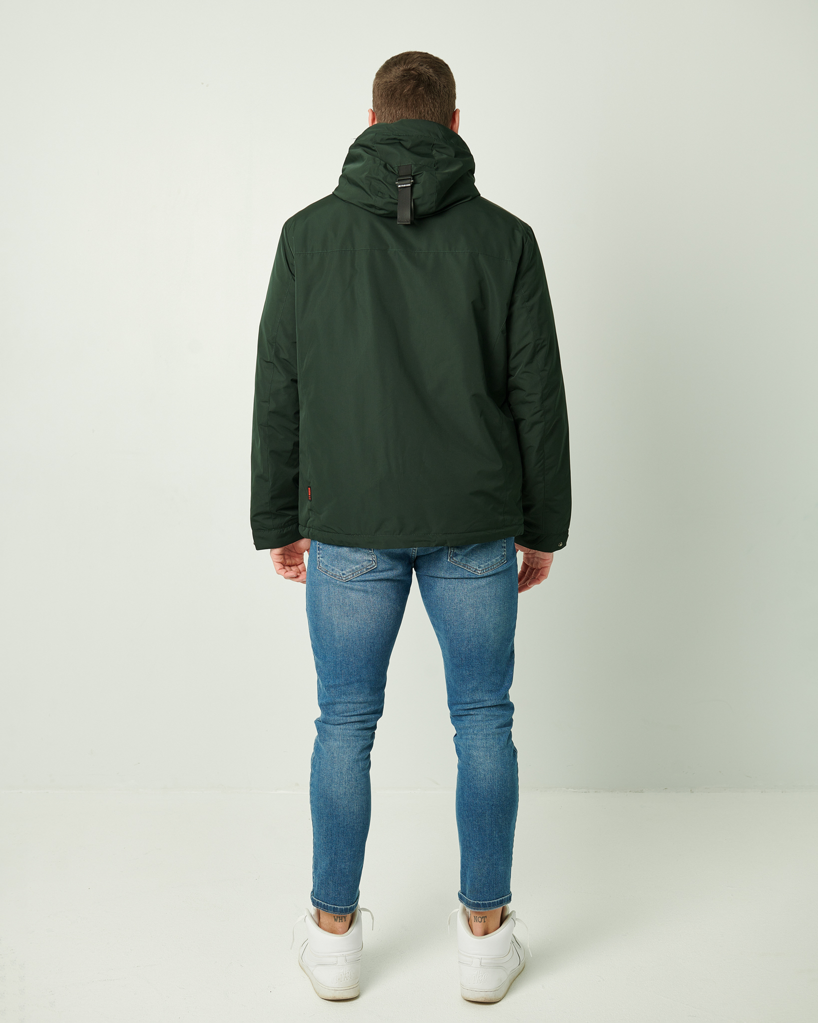 Demisezoninė žalios spalvos striukė B07