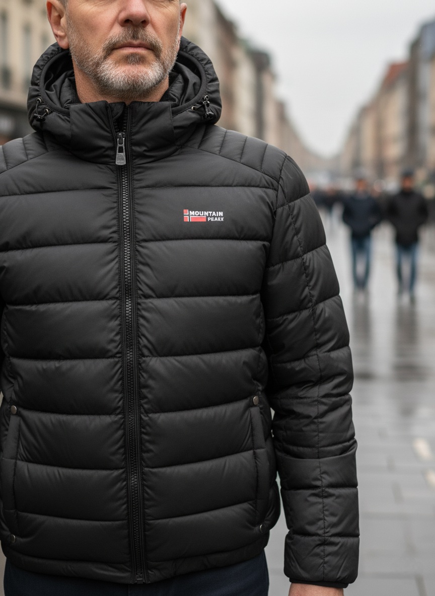 Dygsniuota žieminė striukė su kupranugariaus vilna L01515