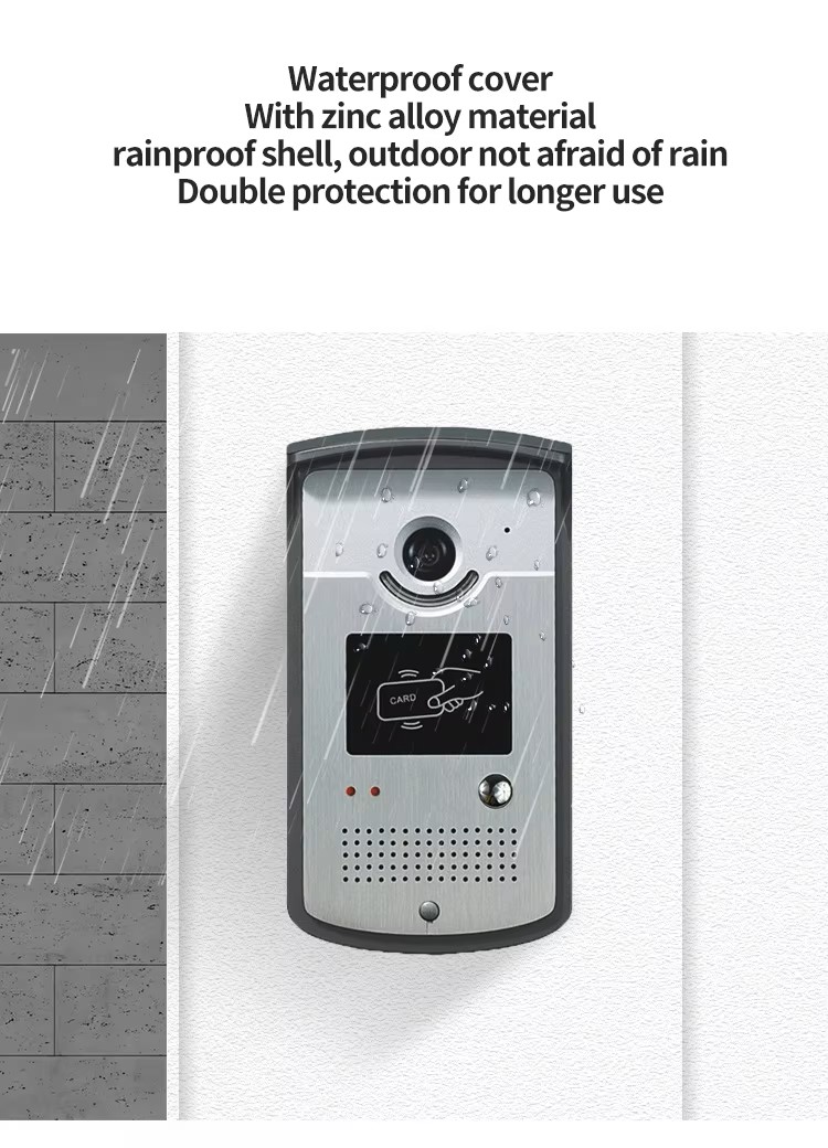 WiFi Smart Access Control Door Phone Waterproof with Touch Keypad