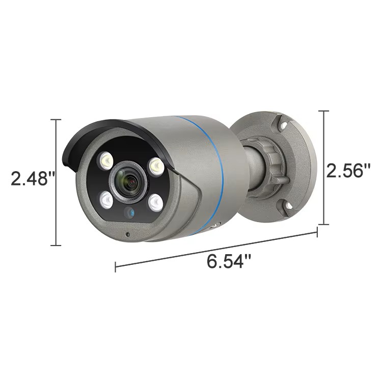 Outdoor Poe Security Camera Motion Detection Audio Cctv Camera 8Mp Ip Ai Poe Security Camera