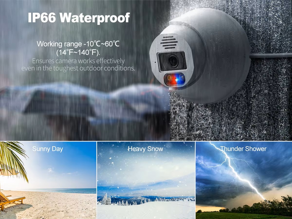 Smart Ai Human Motion Detection 5Mp Poe Dome Camera Xmeye Ip66 Waterproof Cctv Ip Security Camera