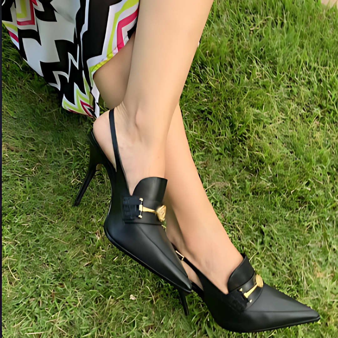 AREZZO - 3 em 1 - Mule, mocassim e scarpin - de Couro Legítimo
