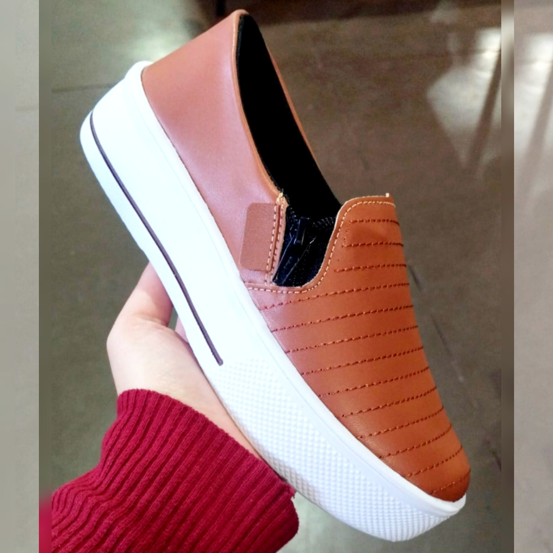 Tênis Slip On Feminino Casual