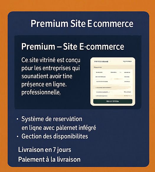 Premium – Site E-Commerce pour Entreprise