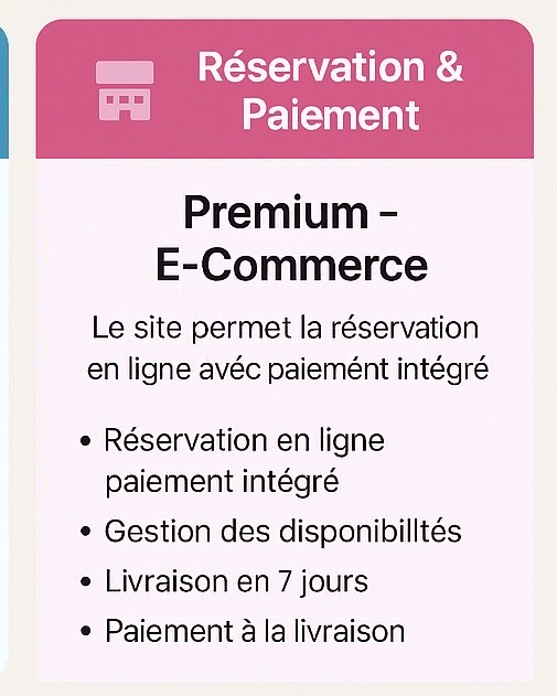 Premium – Site Réservation & Paiement pour Hôtel