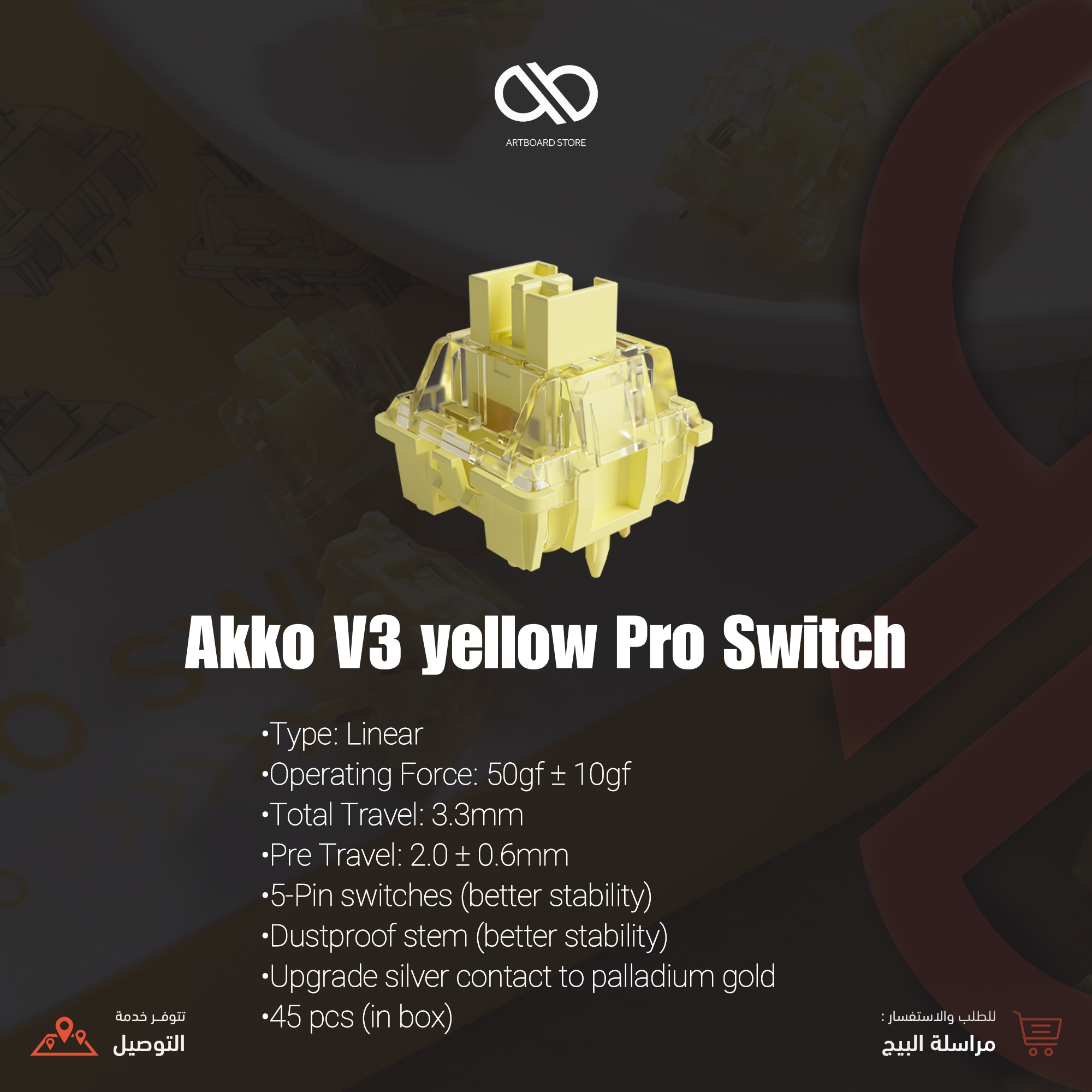 Akko V3 creamy yellow Pro Switches