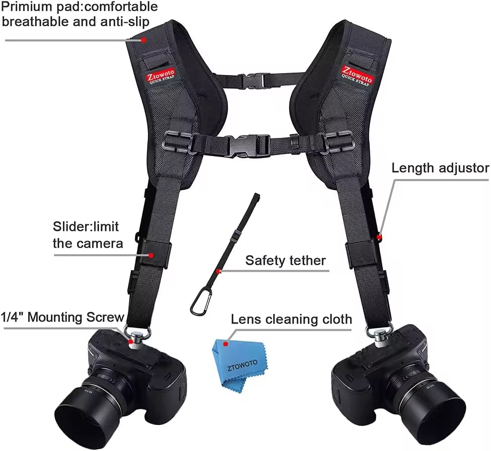 Harnais pour caméras