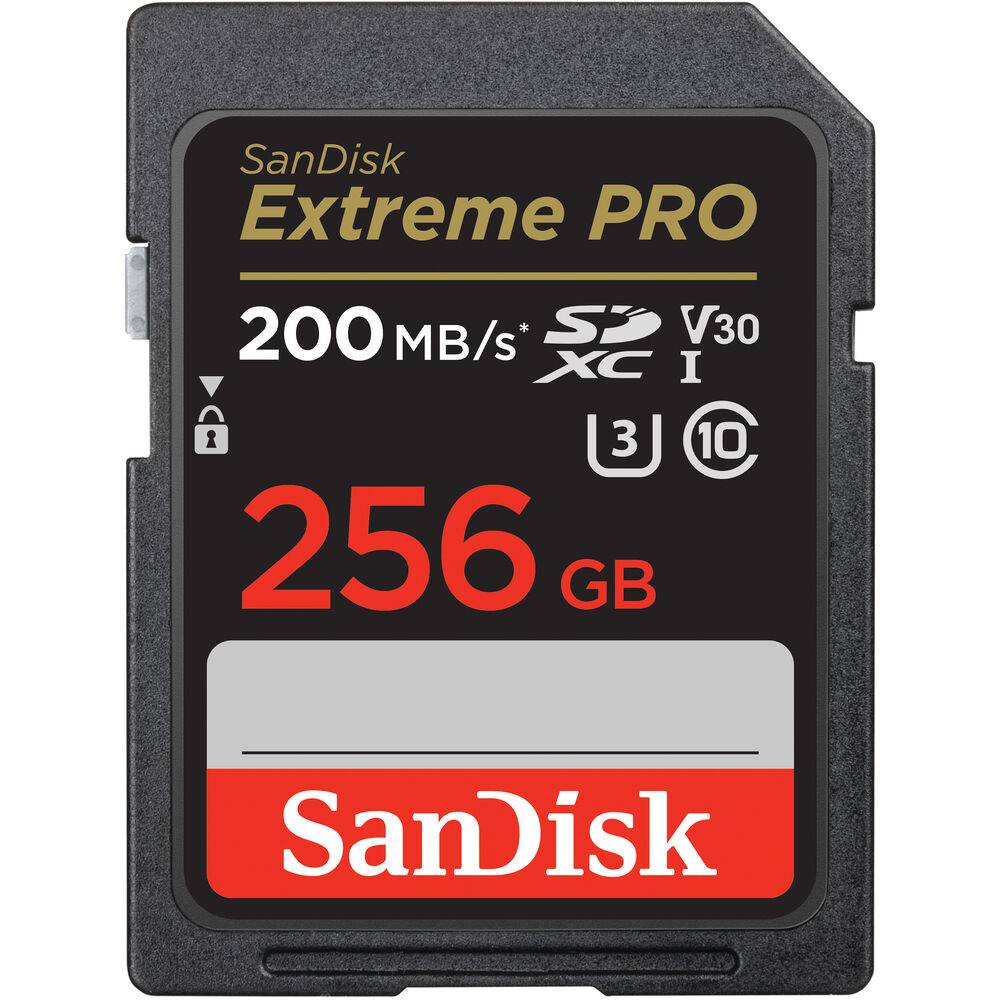 Carte mémoire SD SanDisk Extreme PRO 256GB