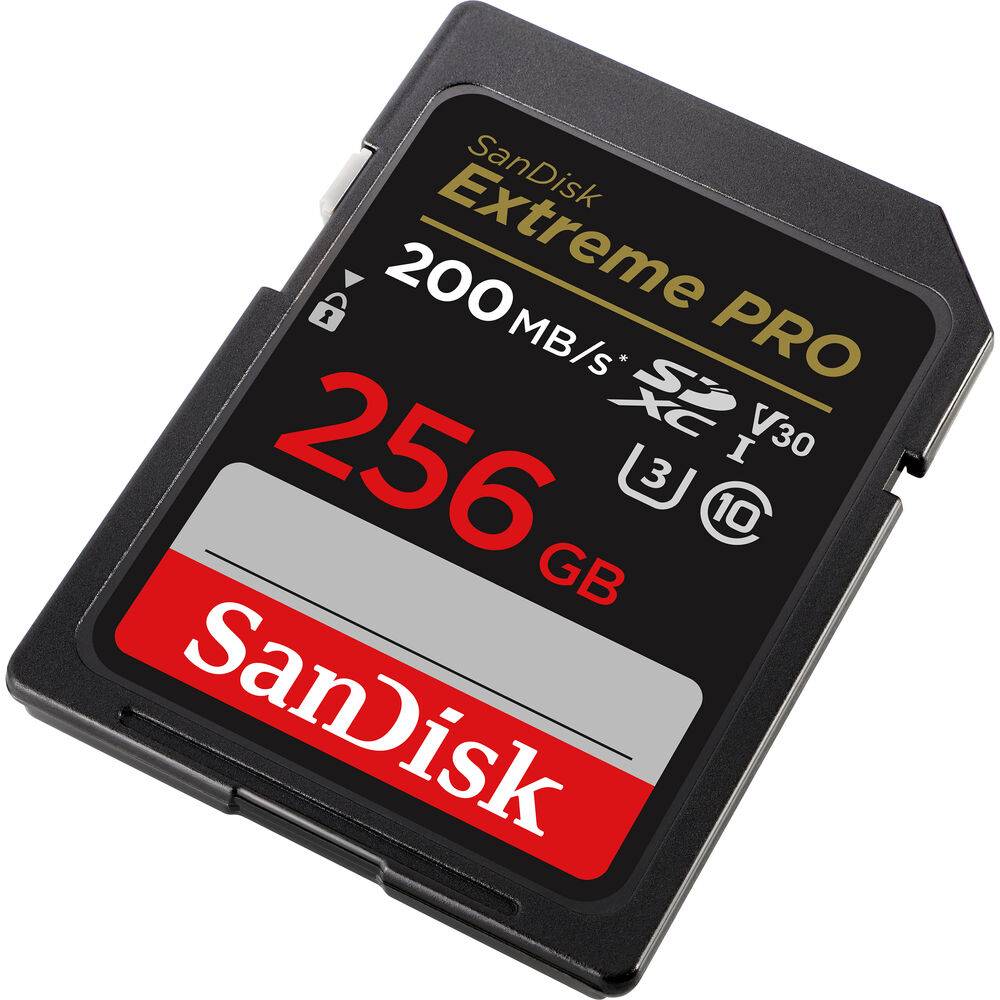 Carte mémoire SD SanDisk Extreme PRO 256GB