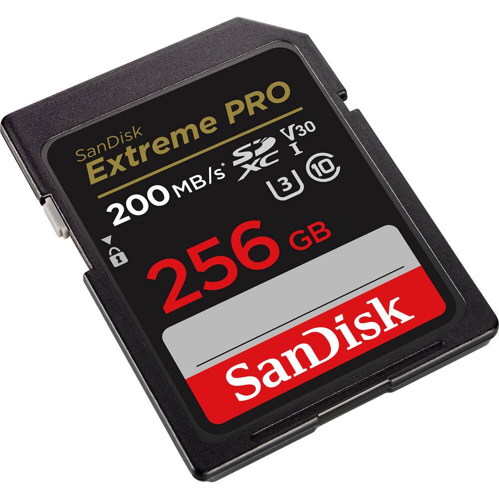 Carte mémoire SD SanDisk Extreme PRO 256GB