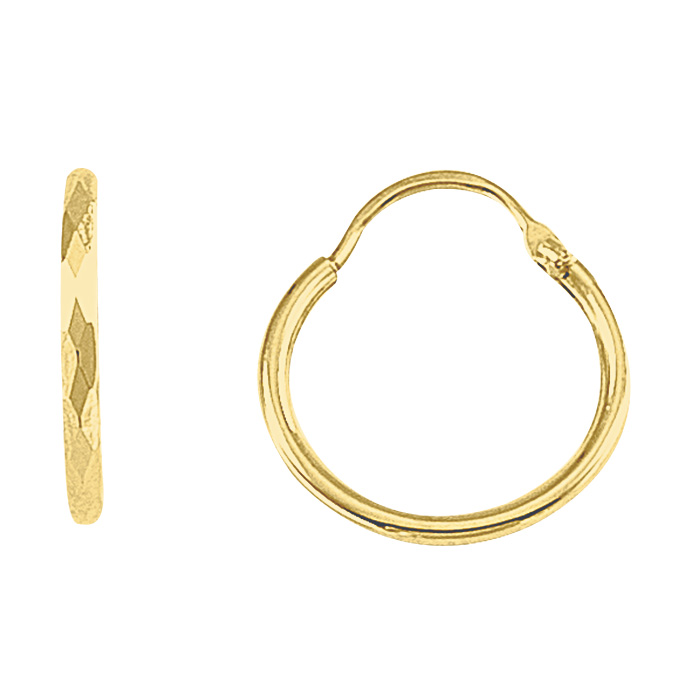 H54542510K Arracada mini #0 oro 10k 