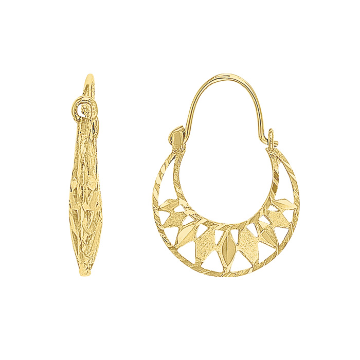 H57842510K Pendientes de oro10K