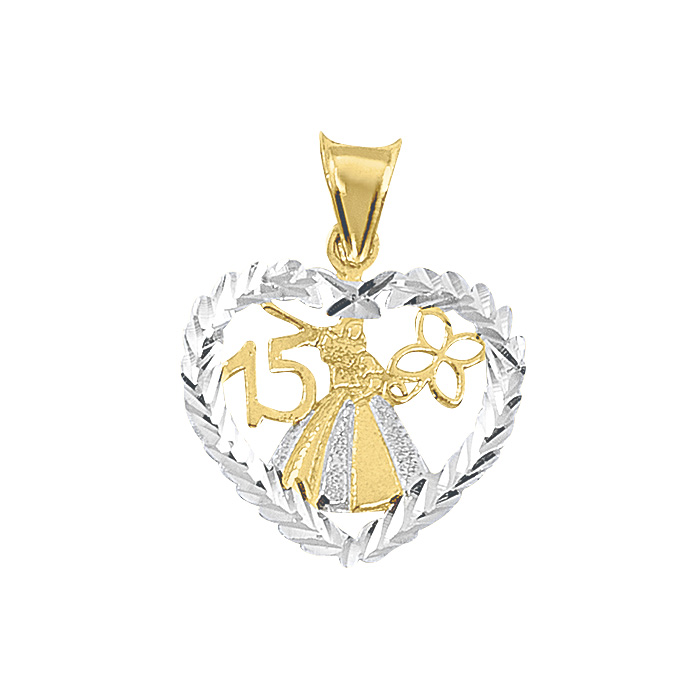 Dije Colgante de Quinceañera  10k 7522510k 