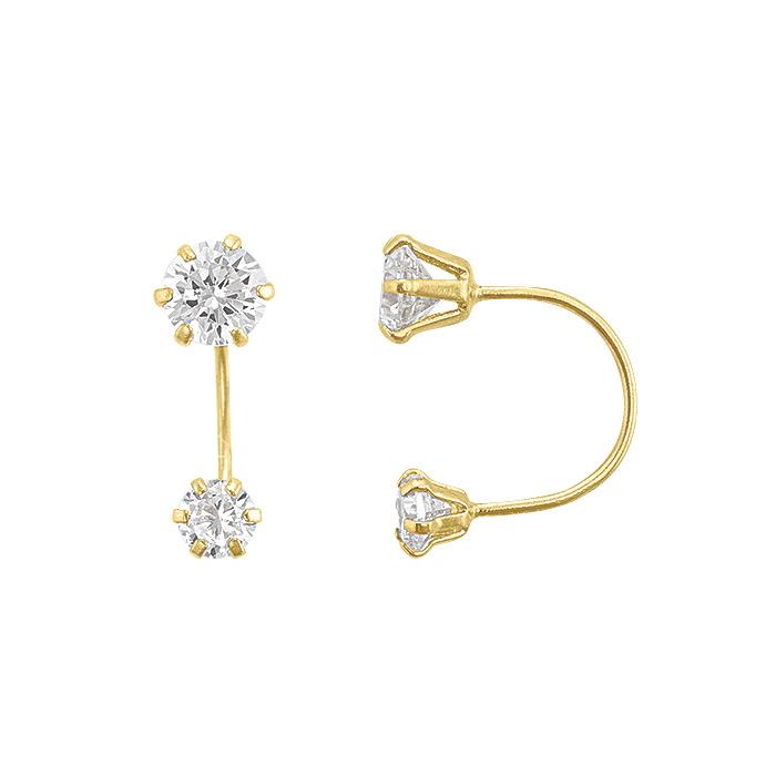 Arete violador Pendientes de oro 10k  6892510k