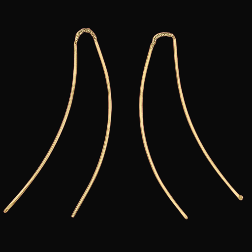 Arete violador Pendientes de oro 10k 6892510k