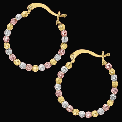 Pendientes de aro multicolor 6552510K895