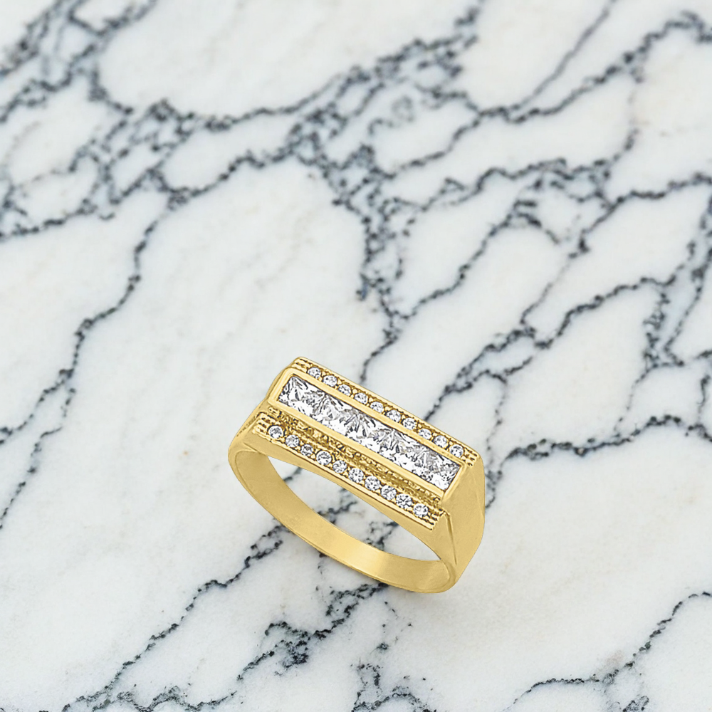 H20742512510K  Anillo de oro 10k  