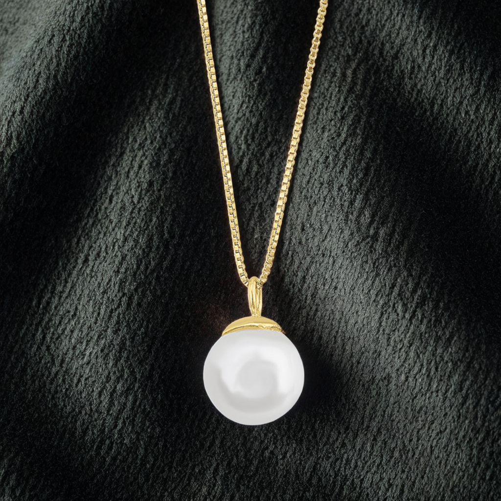 H84732510K Collar sing.015 de perla cultivada oro10k