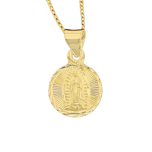 Medalla de Oro  10k Virgen de Guadalupe  8592510k