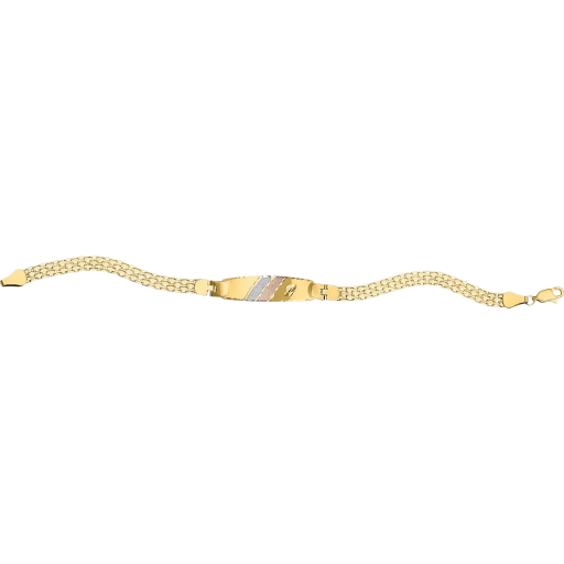 H80952510K 18CM Pulsera de Oro 10K dama