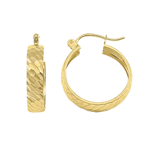 H56142510K Arracada de oro 10k 3cm