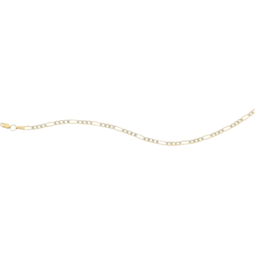 H78432510K 18CM Cadena de Oro 10k dama