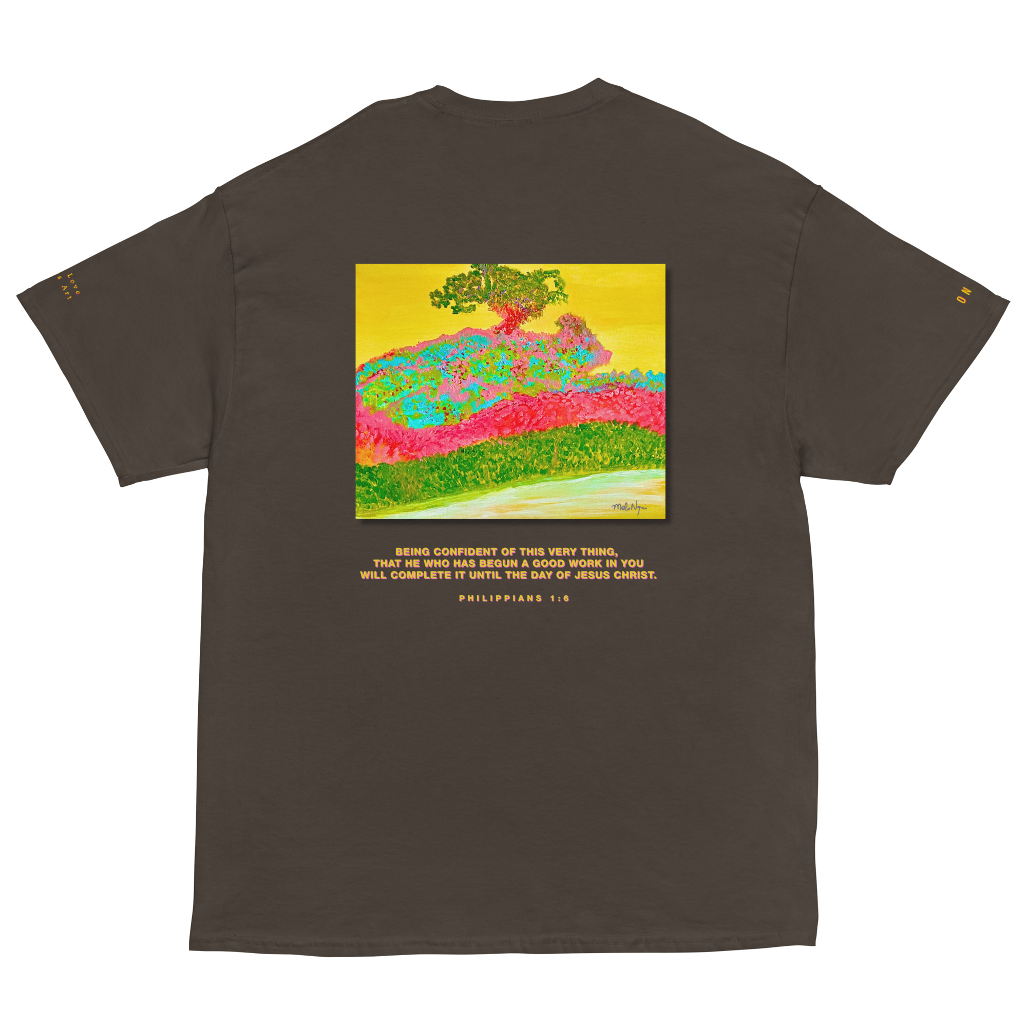 He Will Complete It Tee -- Philippians 1:6 | ON GOD x With Love Comes Art Collection