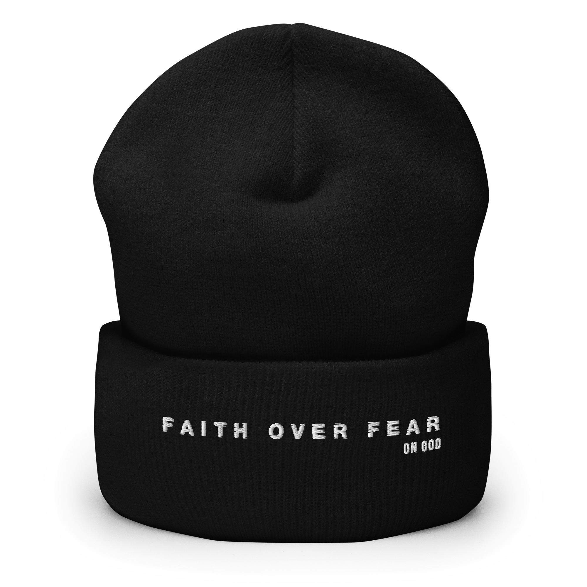 Faith Over Fear | Cuffed Beanie