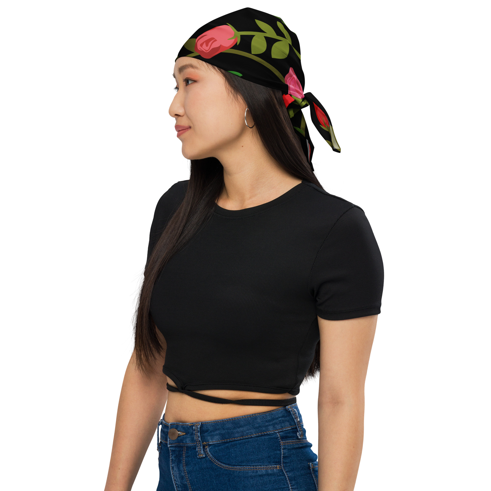 ON GOD Love Never Fails Rose Bandana 