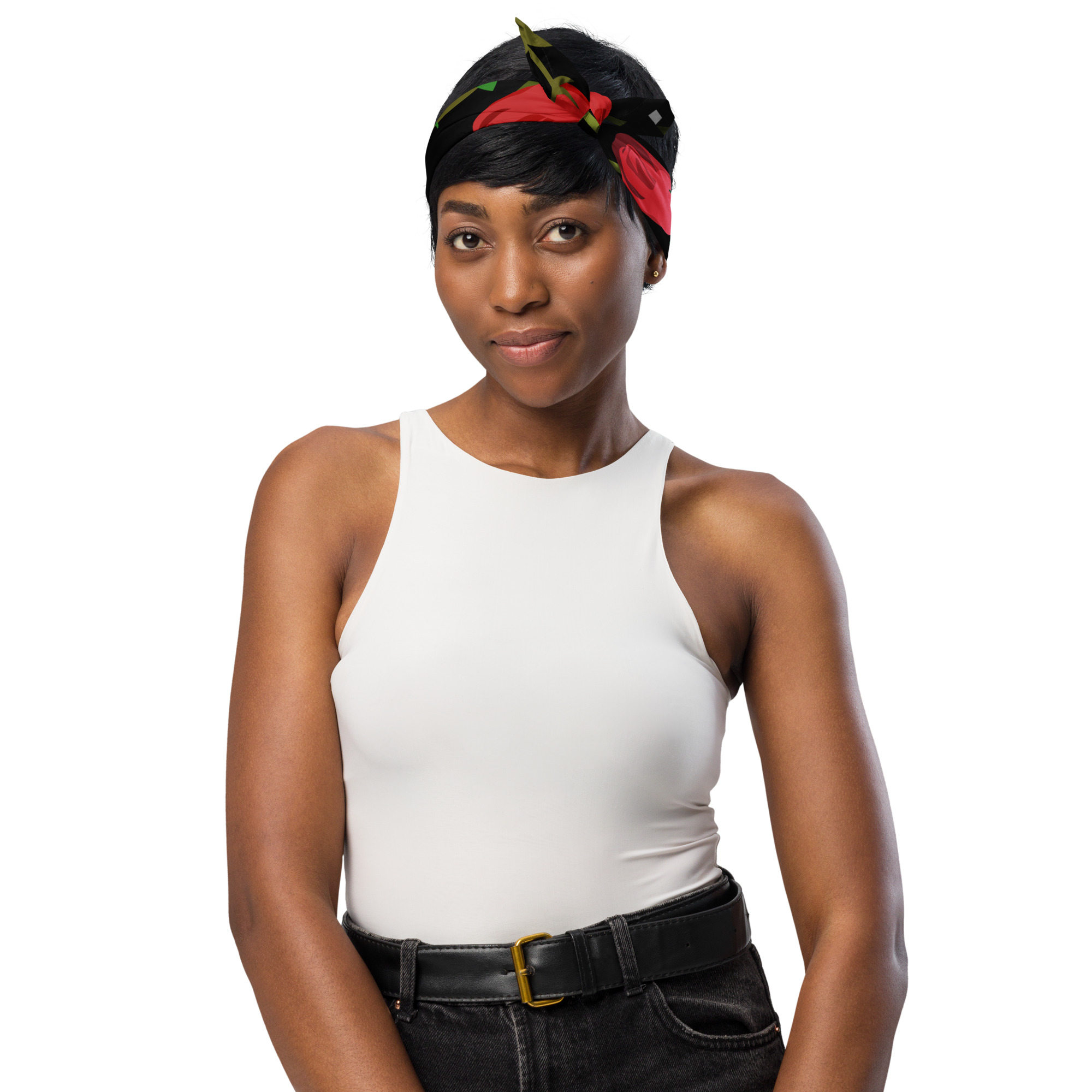 ON GOD Love Never Fails Rose Bandana 