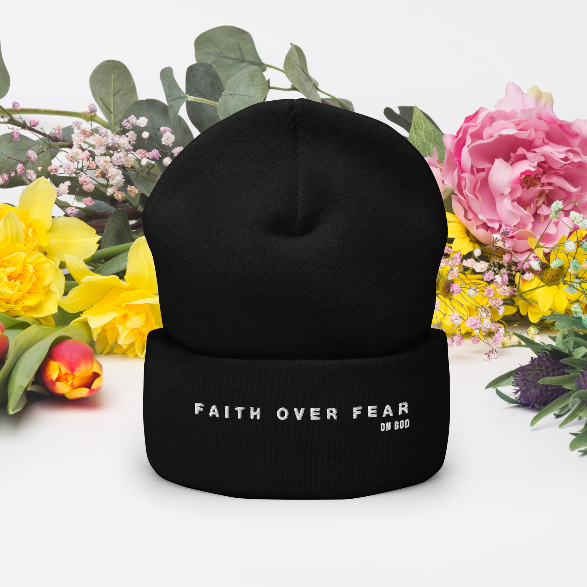 Faith Over Fear | Cuffed Beanie