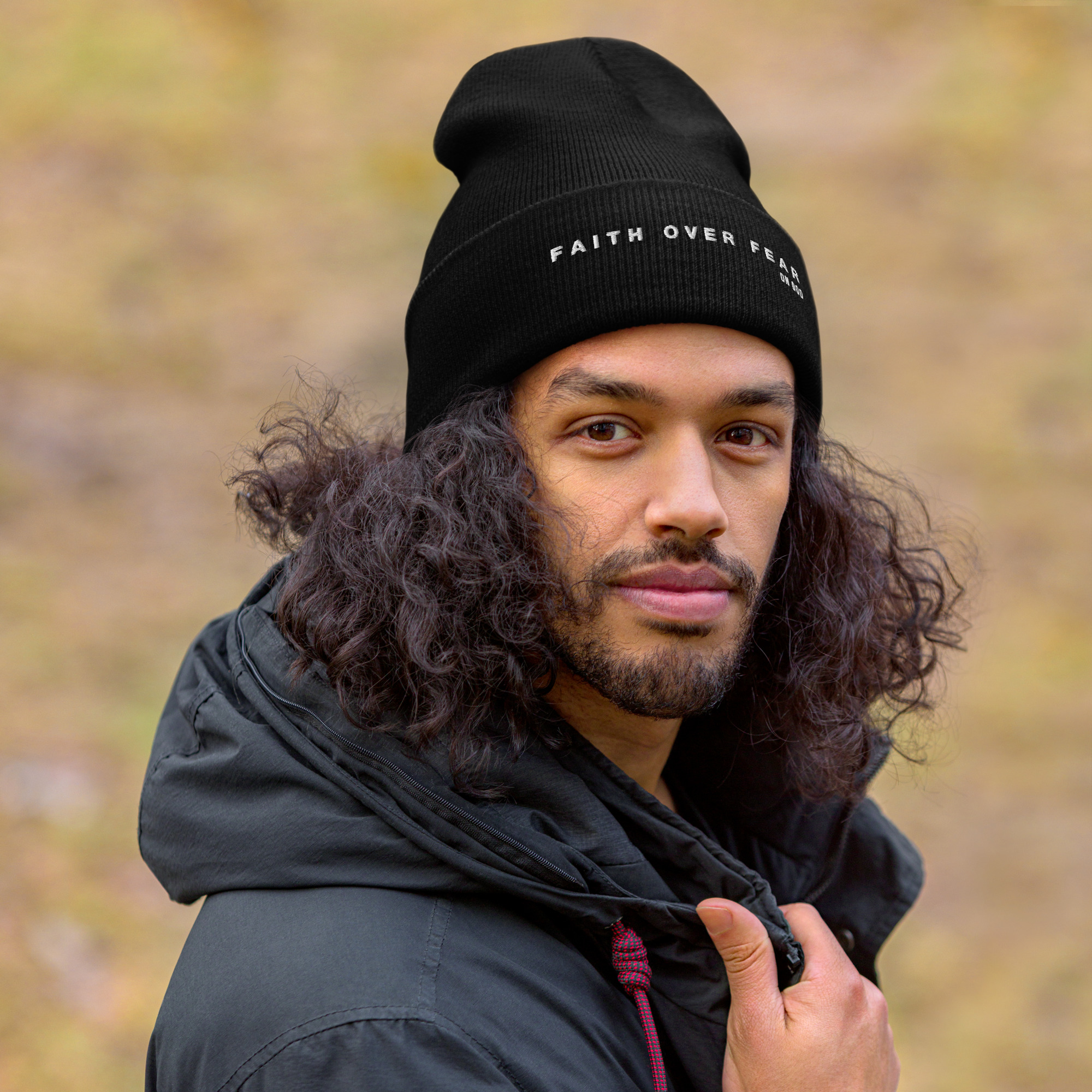 Faith Over Fear | Cuffed Beanie