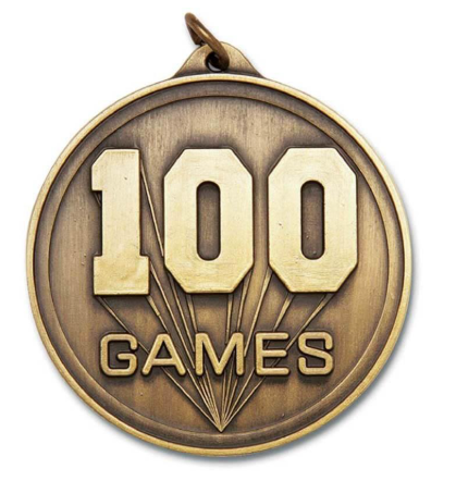 100 Games Commemorative Medal