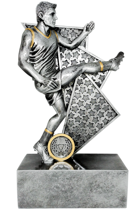 Male Aussie Rules Resin Trophy