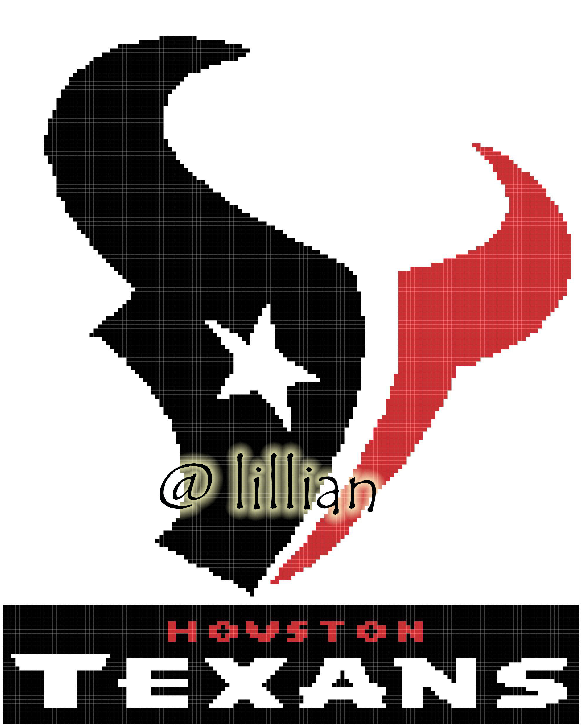 PDF ~NFL HOUSTON TEXANS Counted Cross Stitch PATTERN