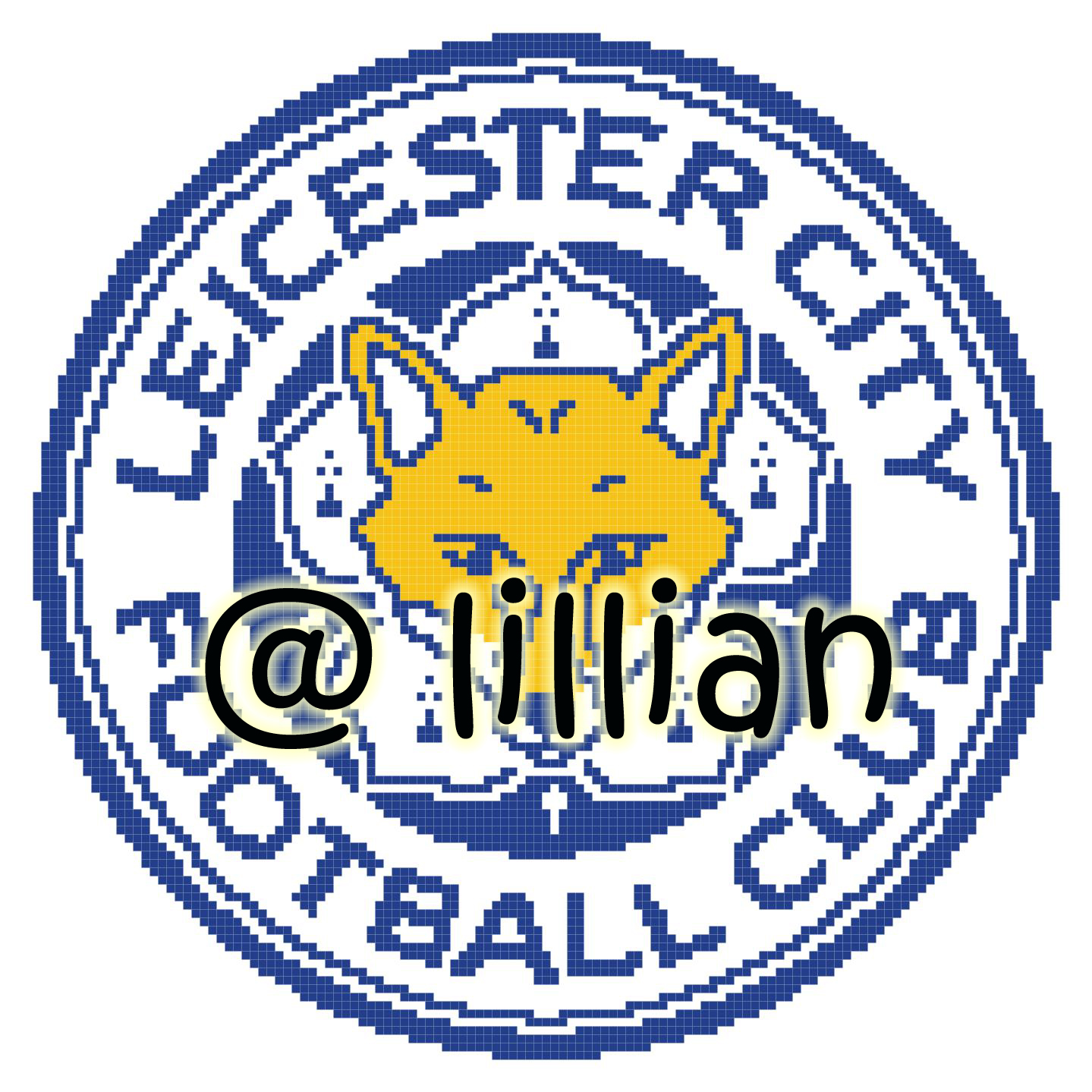 PDF ~EPL LEICESTER CITY FOOTBALL CLUB Counted Cross Stitch PATTERN