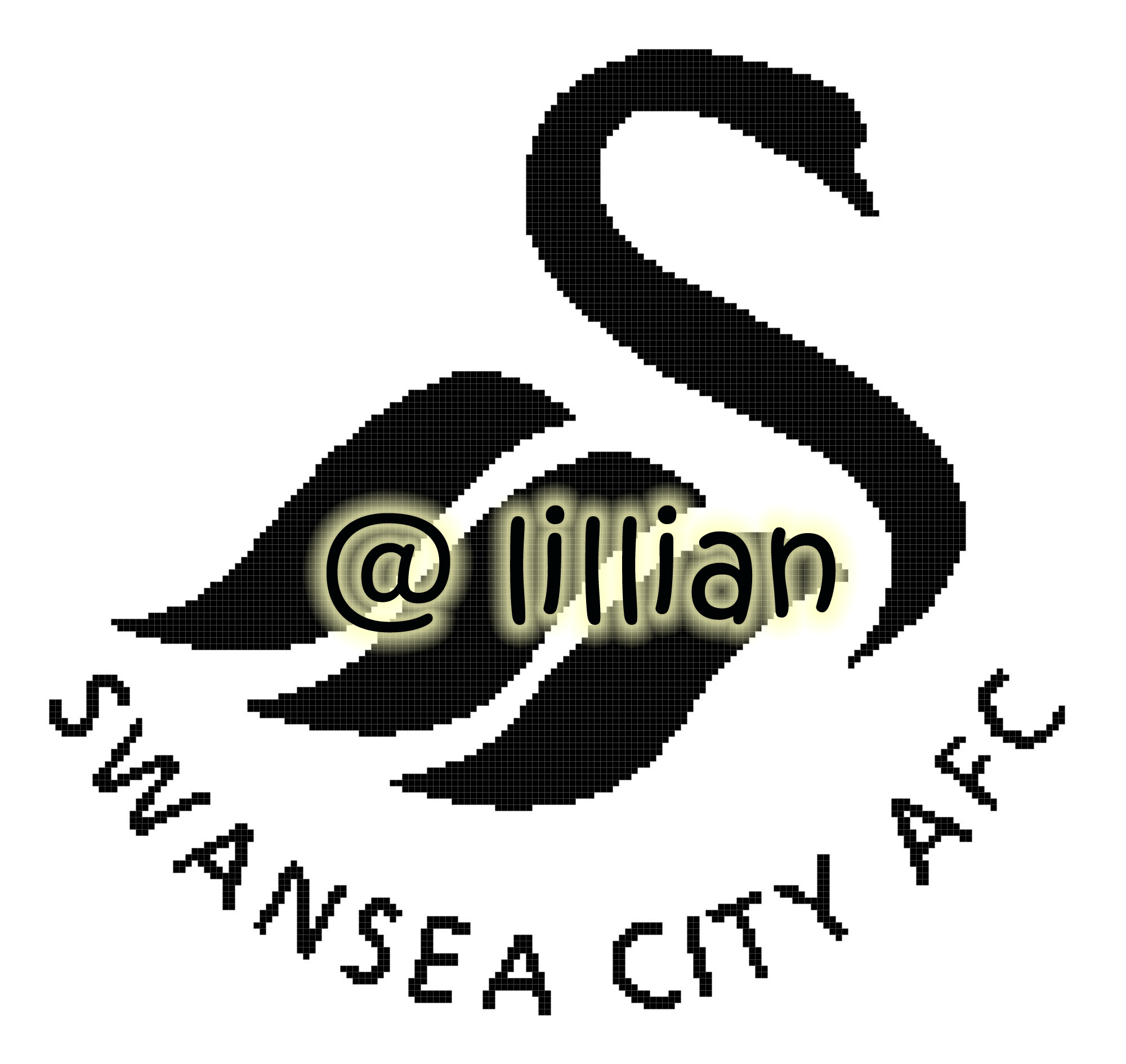 PDF ~EPL SWANSEA CITY Counted Cross Stitch PATTERN