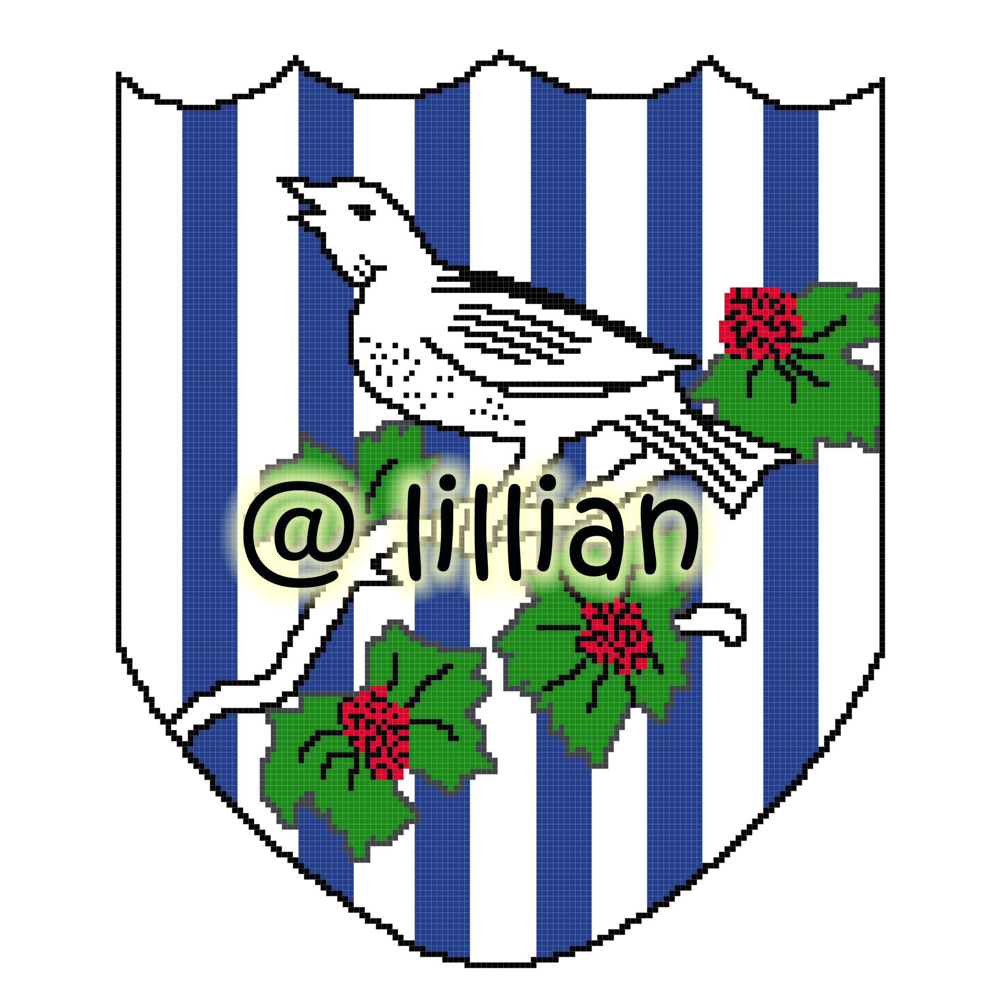 PDF ~EPL WEST BROMWICH ALBION Counted Cross Stitch PATTERN