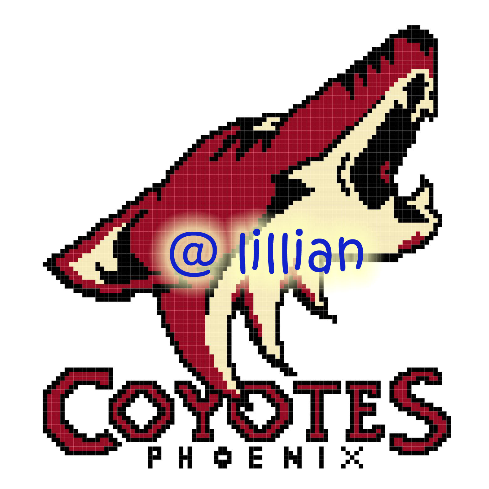 PDF ~NHL PHOENIX COYOTES N Counted Cross Stitch PATTERN