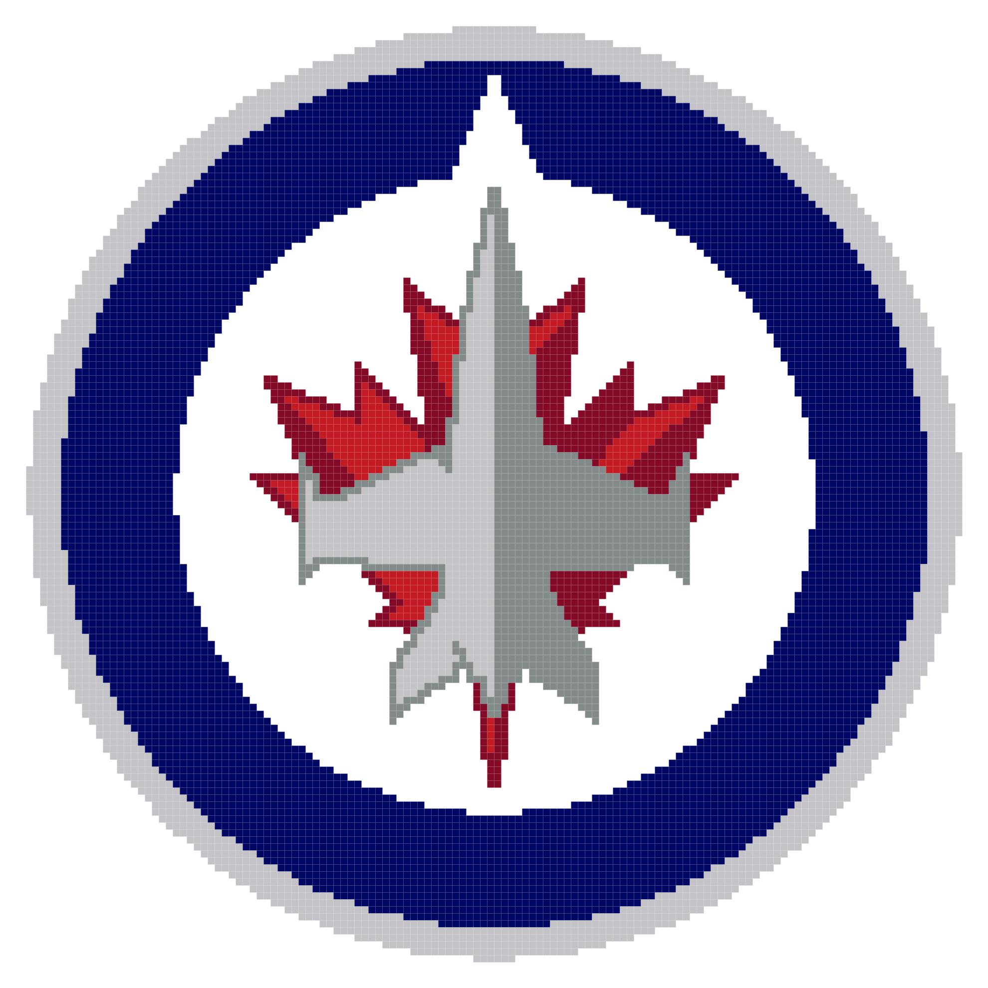 PDF ~NHL WINNIPEG JETS Counted Cross Stitch PATTERN