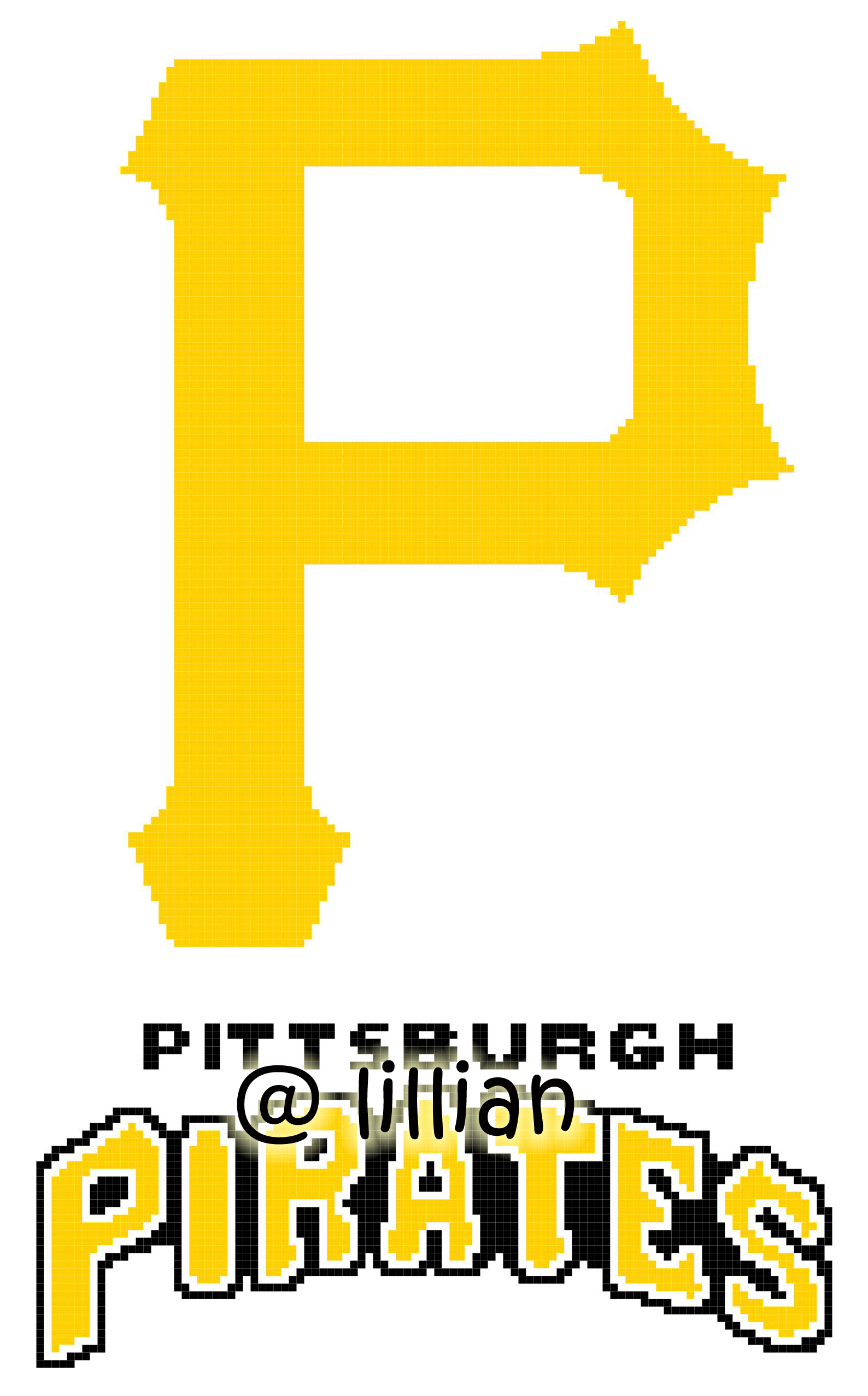MLB ~ PITTSBURGH PIRATES N Counted Cross Stitch KIT